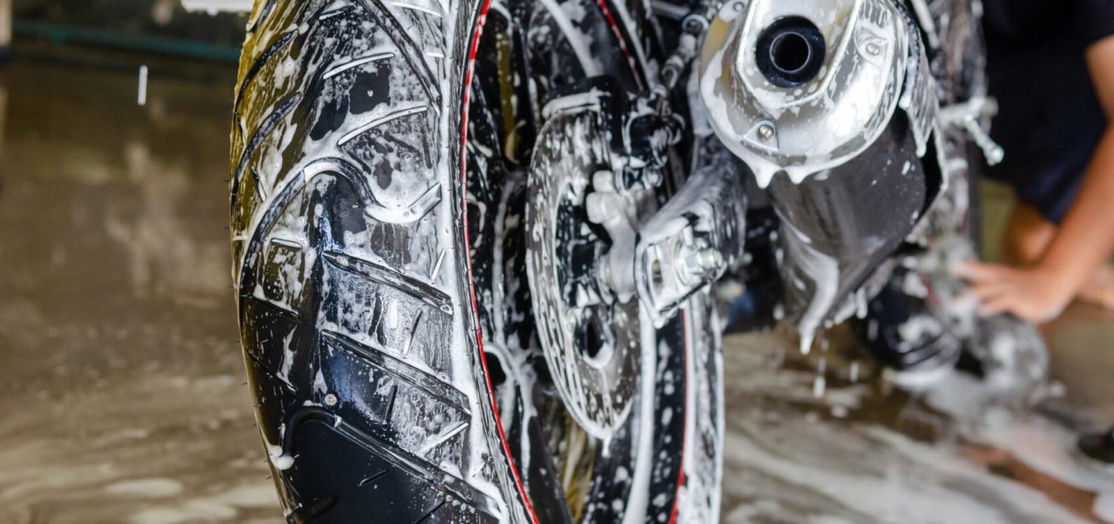 Motorcycle wash